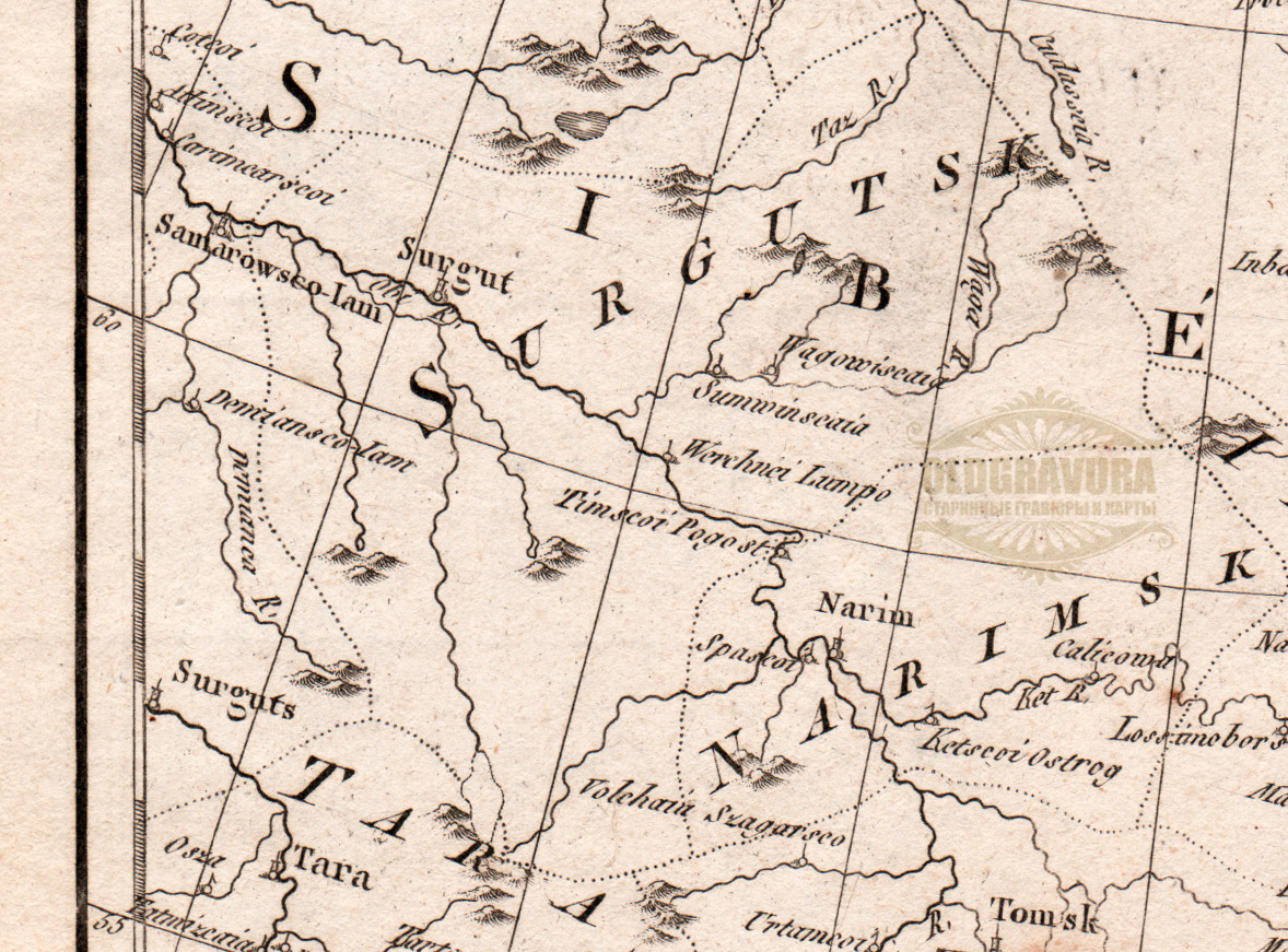 Карта 1780 года