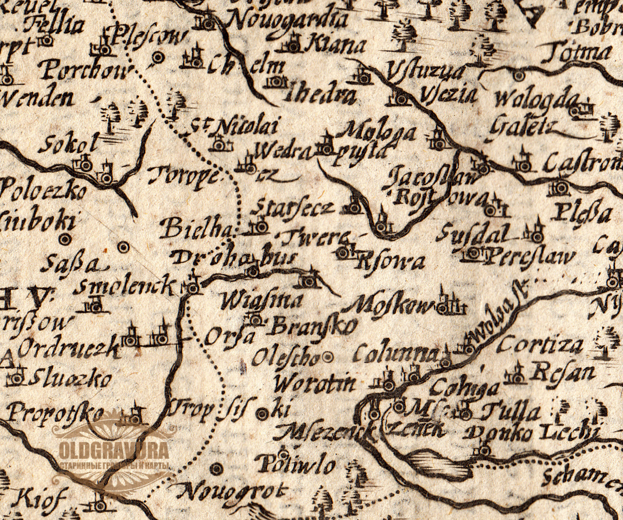 Карта 1635 года