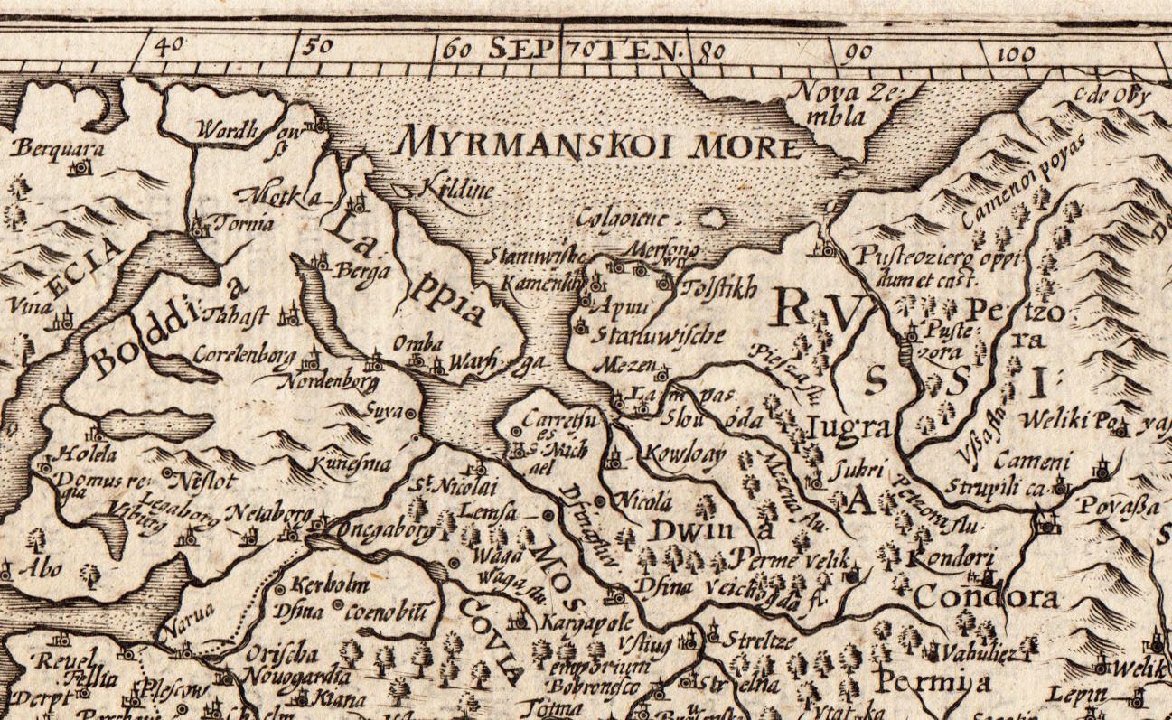 Карта 1635 года