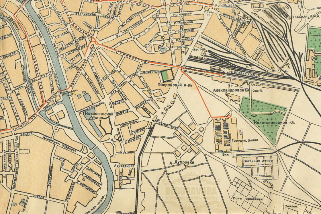 Карта москвы 1931