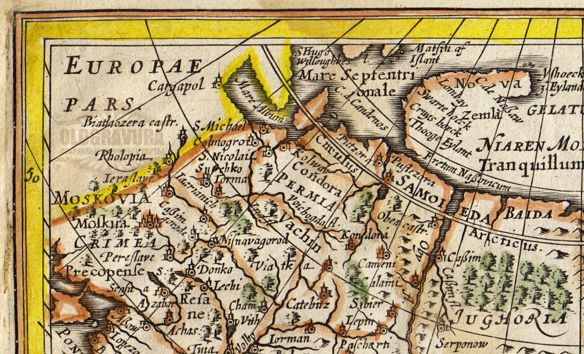 Британская карта 1771 года