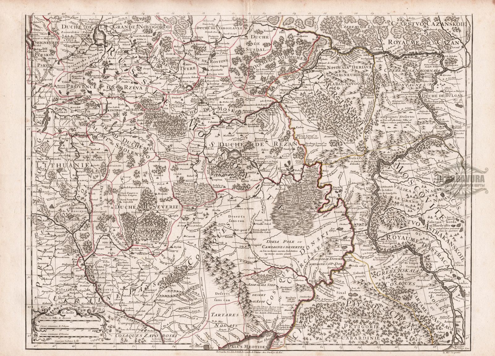 Карта ремизова 1706