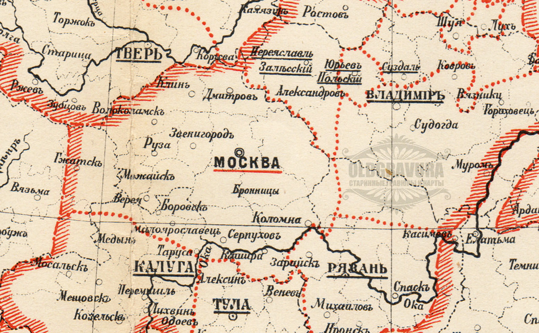 Российская империя 1910 карта