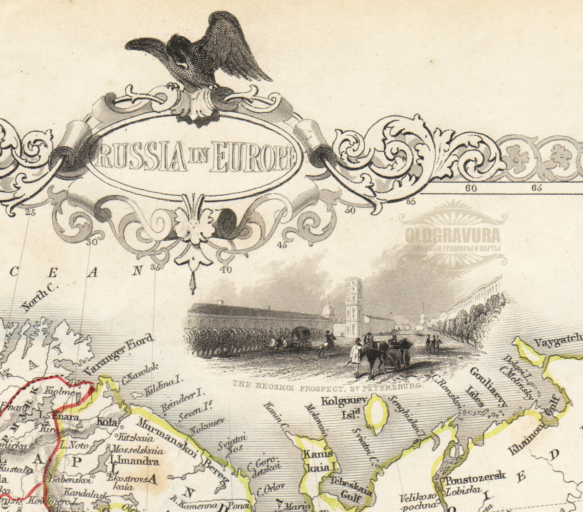 Карта 1860 года
