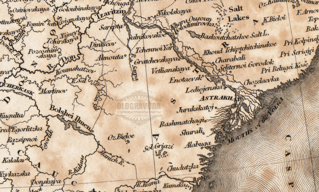 Карта украины 1817