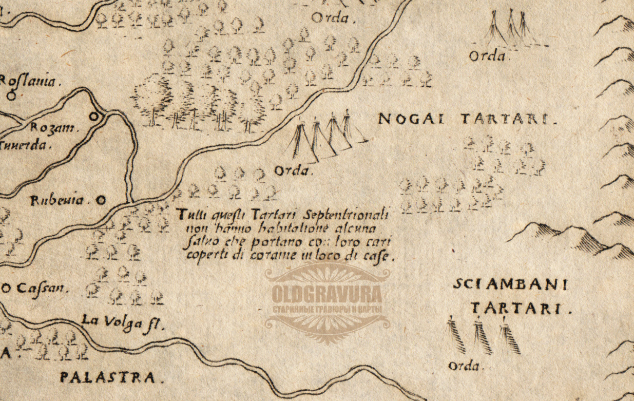 Карта 1574 года