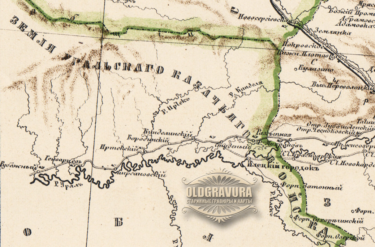 Бал в оренбургской губернии как назывался. Карта Бугурусланского уезда. Бугурусланский уезд Оренбургской губернии. Карта Оренбургской губернии. Старые карты Самарской губернии 17 18 19 век.