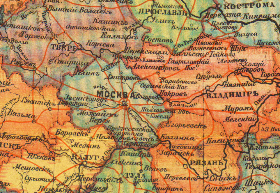 Карта 1890 года