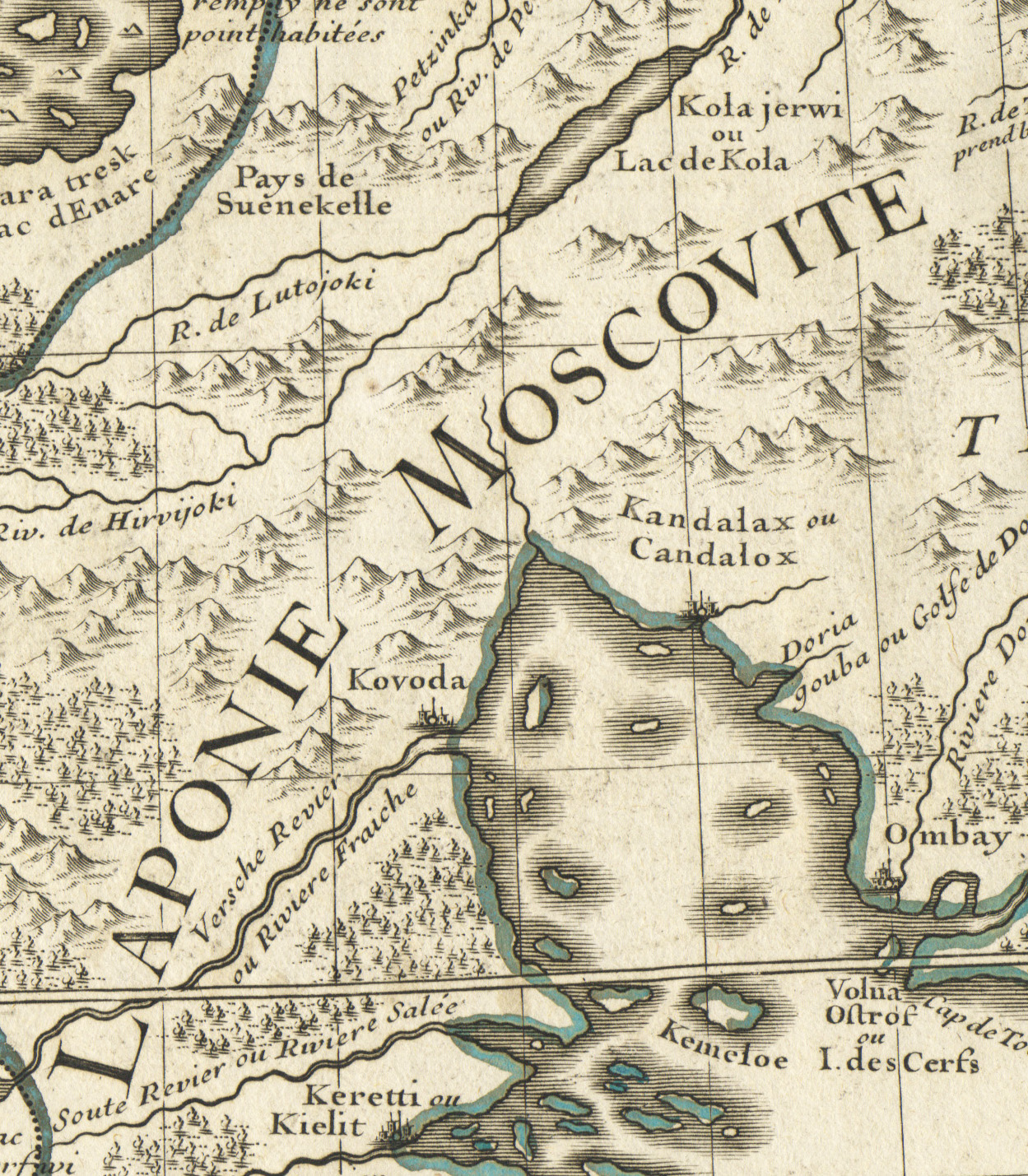 Карта московии 1706 года