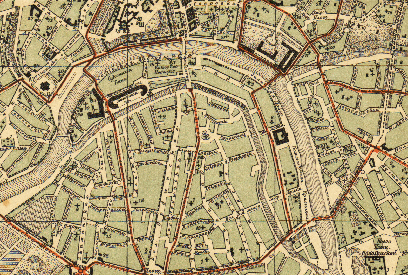 1852 хотевский план москвы
