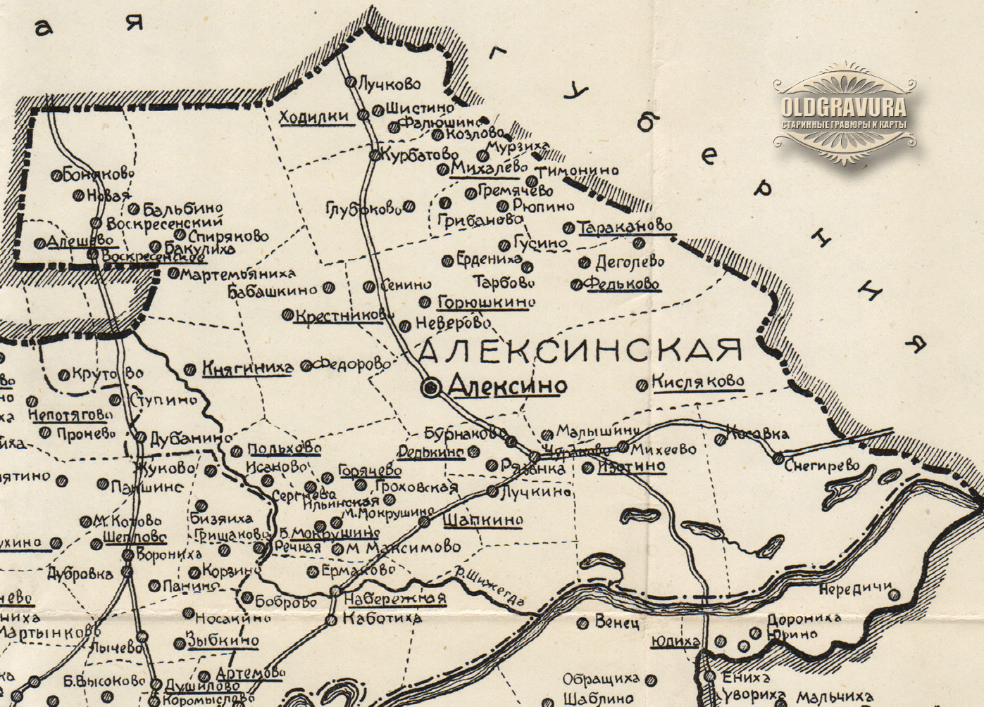 Карта ярмарок владимирской губернии