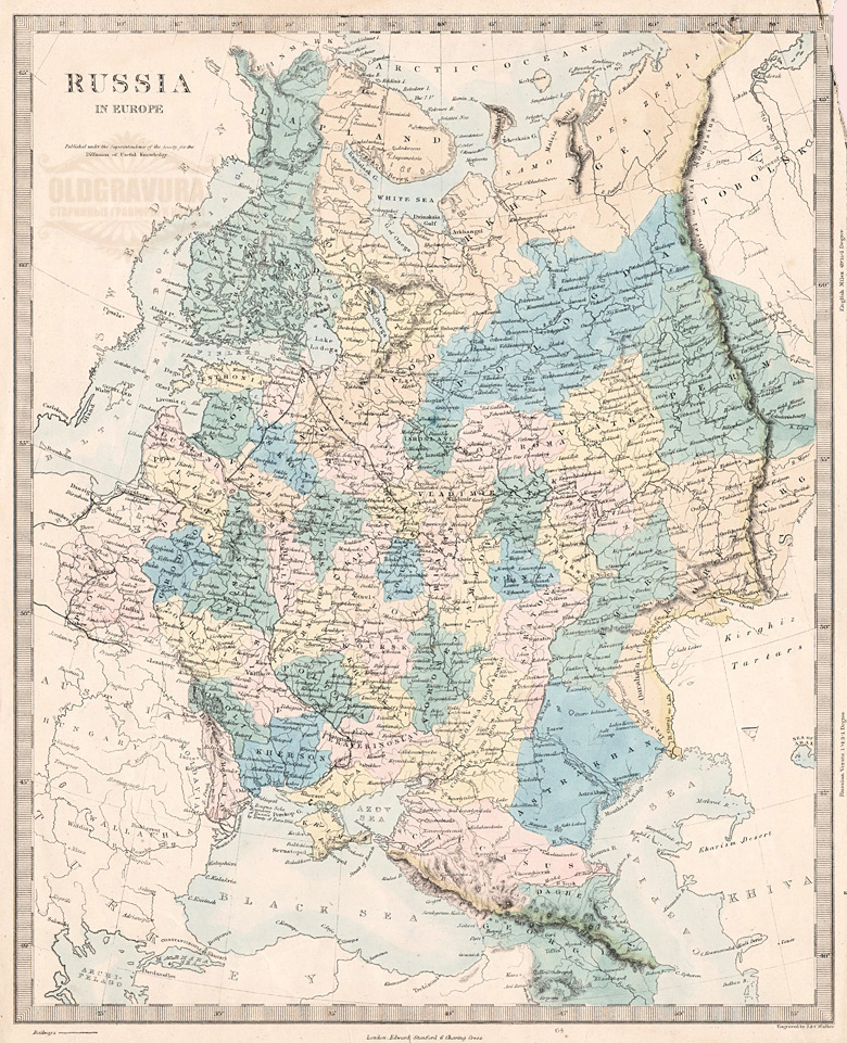 Карта старой руси