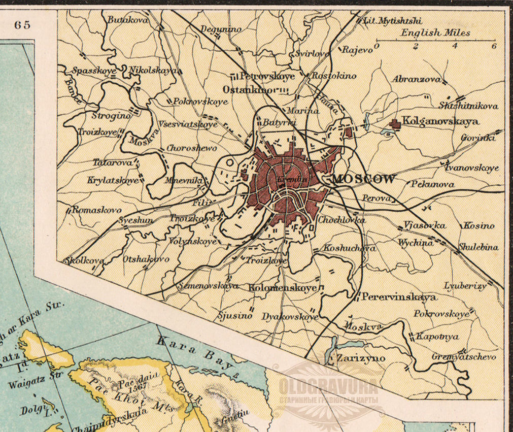 Карта 1899 года