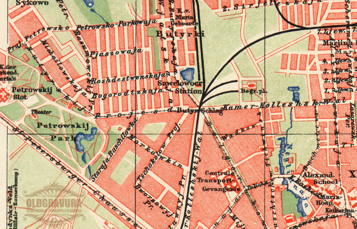 План москвы 1952