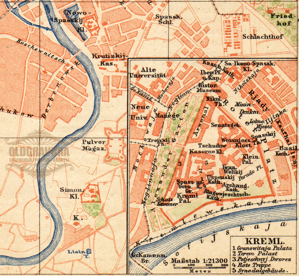 Карта 1899 года