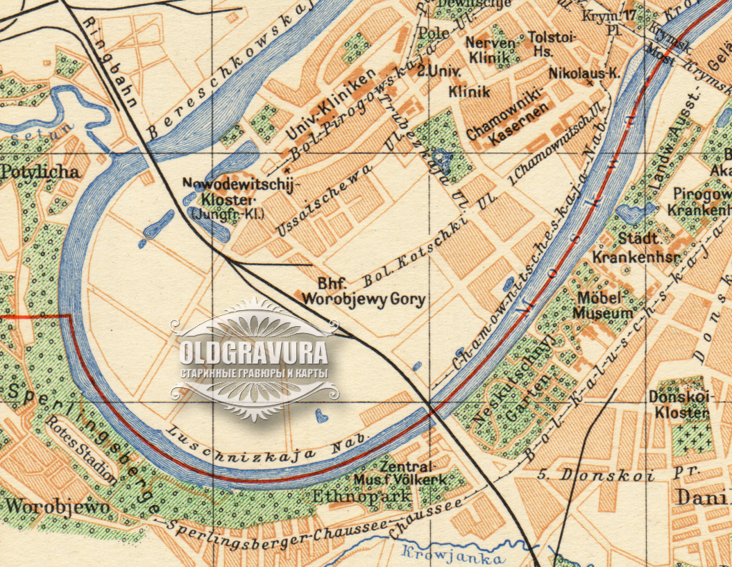 План москвы 1952