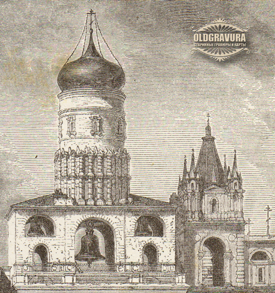 Рисунок карандашом колокольня ивана великого