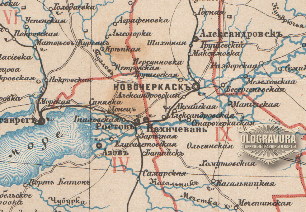 Станица ивановская карта