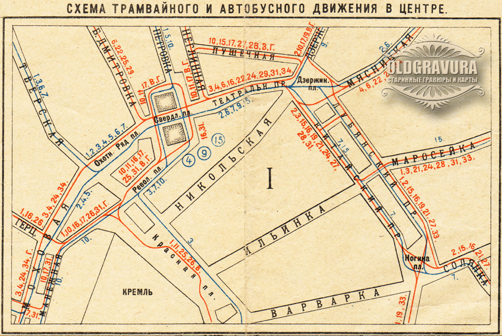 Ярославский кремль карта