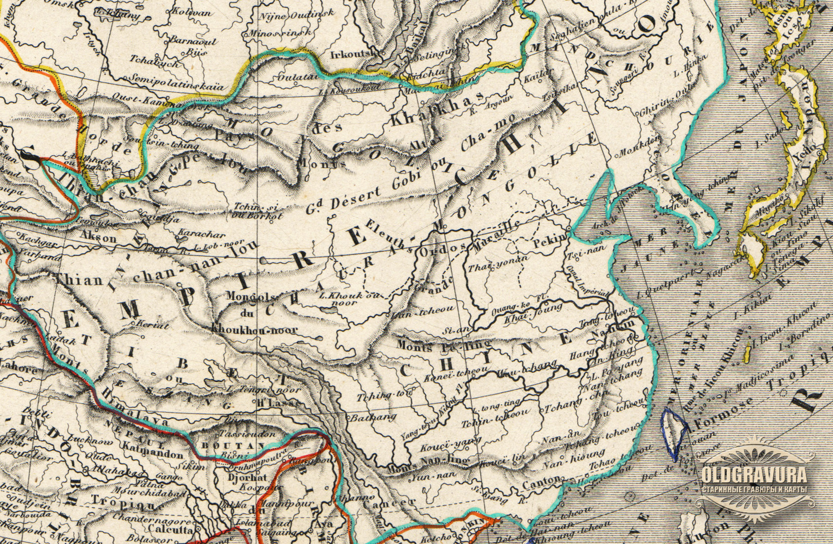 Карта 1770 года