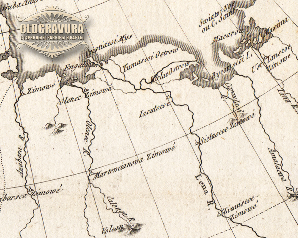 Карта 1780 года