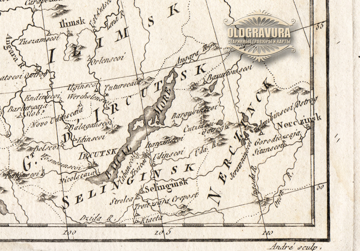 Карта 1780 года