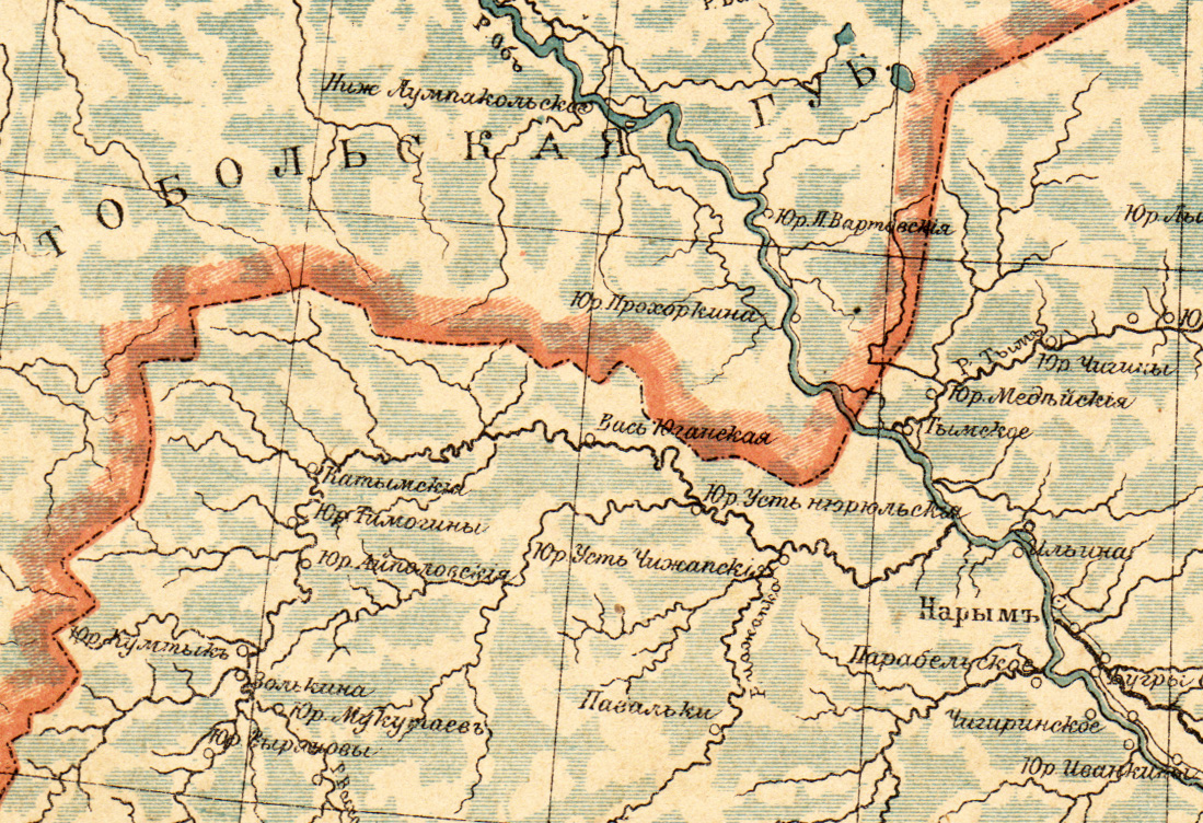 Старая карта томска