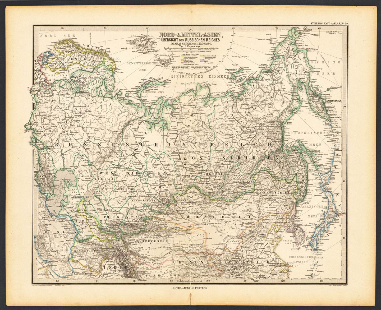 Карта 1885 года
