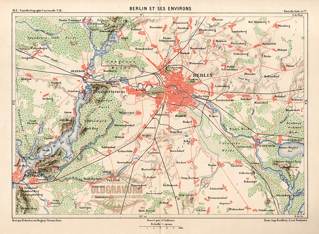 Карта берлина 1945 на русском