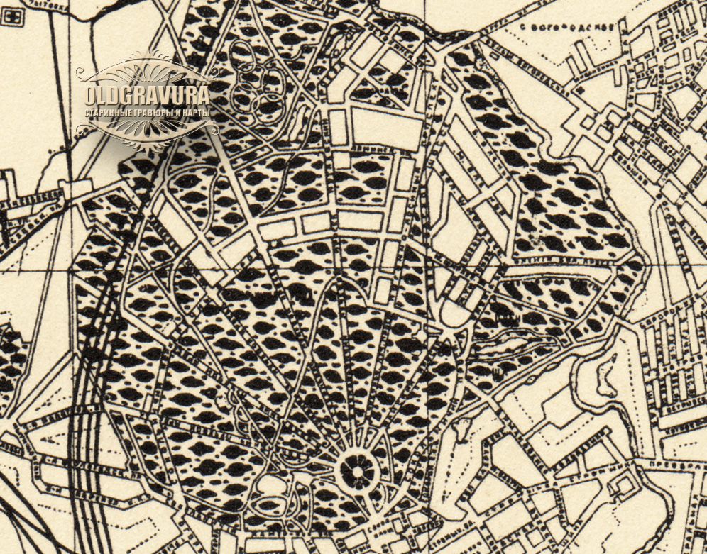 Карта москвы 1928 года