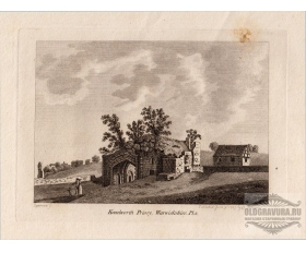 1787 год. Гравюра, Кенилвортский монастырь, Уорикшир, Англия