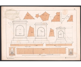 1898 год. Литография Вычерчивание подобных фигур