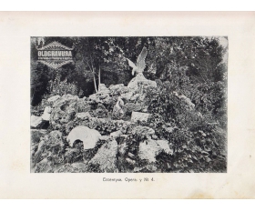 1900-е гг. Кавказ, Ессентуки, Орел у источника №4