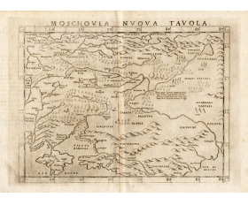 1574 год. Карта Московии возрастом около 450 лет!