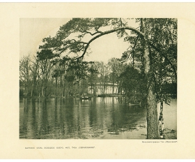 1912 год. Фото-тинто, Царское село, Большое озеро