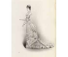 1879 год. Мода Парижа, старинная литография