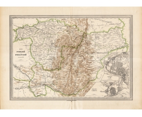 1871 год. Большая карта Уфимской и Оренбургской Губерний