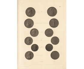 1840-е гг. Русские медали, гравёр Николай Менцов, редкость