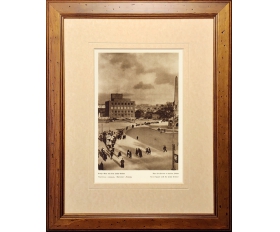 1928 год. Тверская площадь в Москве - купить старинную фототипию