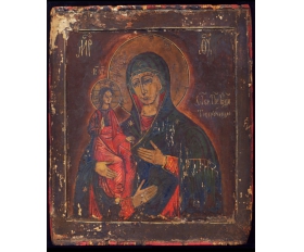 1700-е гг. Икона Божией Матери Троеручица, два ковчега