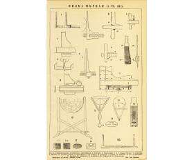 Ксилография 1892 года с изображением измерительных инструментов