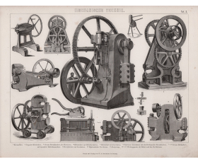 1870-е гг. Металлообрабатывающие станки, токарное оборудование