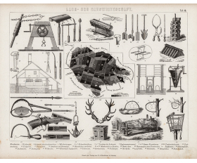 1870-е гг. Охота и лесоводство, гравюра со стали