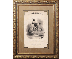 1840-50-е гг. Принц Альберт на коне, в обрамлении