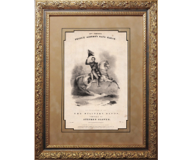 1840-50-е гг. Принц Альберт на коне, в обрамлении
