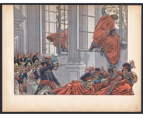 Литография 1903 года. Мюрат разгоняет парламент