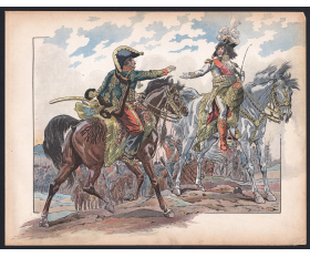 1903 год. Генералы наполеоновской армии, хромолитография