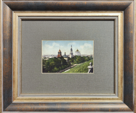 1910-е гг. Вид на Москву из Кремля, в раме