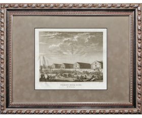 1797-1802 гг. Разграбление Арсенала в Лионе, Революция, офорт, резец