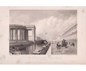 1836 год. Колоннада Казанского собора, Санкт-Петербург